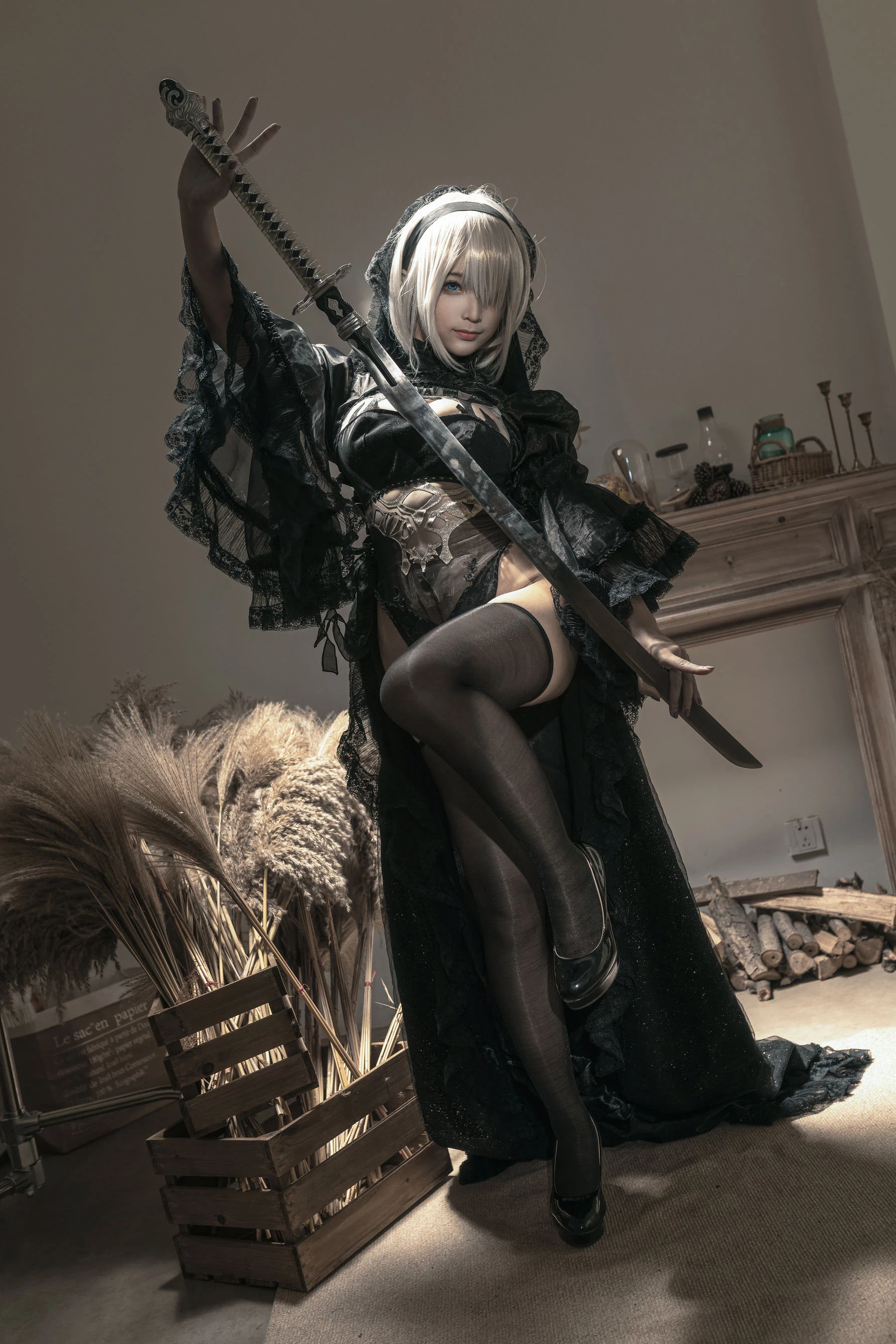Coser Trung Quốc chunmomo Cosplay Nữ Kiếm Sĩ 