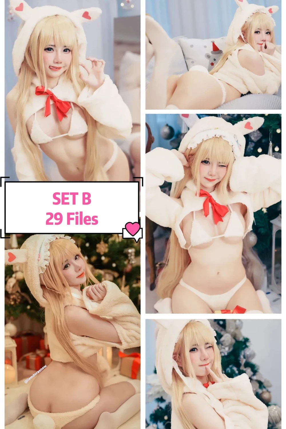 Sally Dorasnow cosplay cô bé giáng sinh Marin Christmas Bunny
