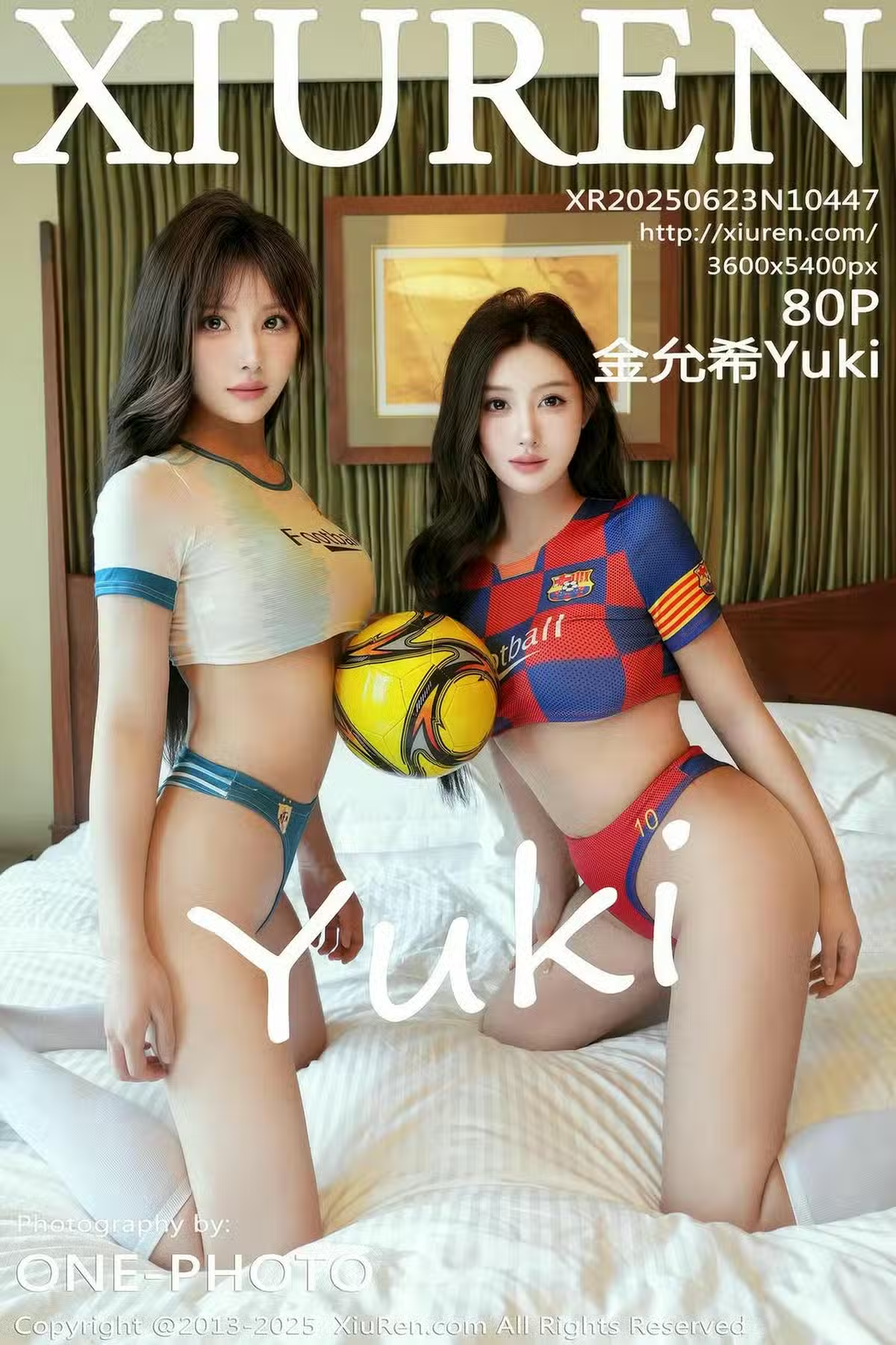 XiuRen  Vol.10447 Hai Em Gái Xinh Cosplay Cổ Vũ World Cup